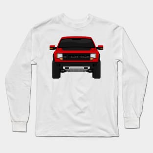 Raptor Race Red +hood decal Long Sleeve T-Shirt